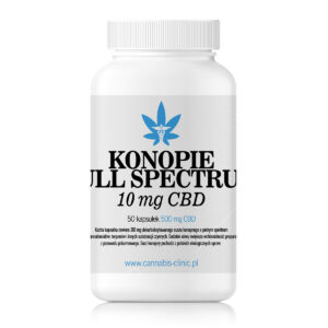 KONOPIE FULL SPECTRUM 10 mg CBD - kapsułki - Cannabis Clinic